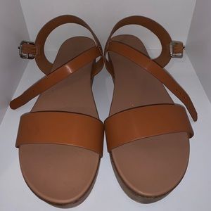 Brown Wedge Sandals